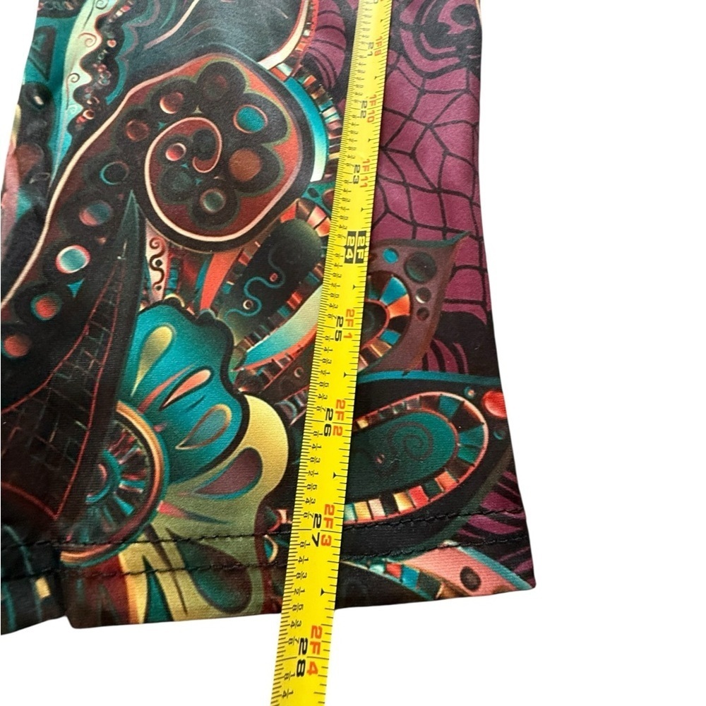 Lily by Firmiana Paisley Leggings 1X - Picture 4 of 6